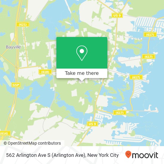 562 Arlington Ave S (Arlington Ave), Bayville, NJ 08721 map