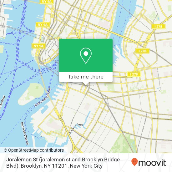 Joralemon St (joralemon st and Brooklyn Bridge Blvd), Brooklyn, NY 11201 map
