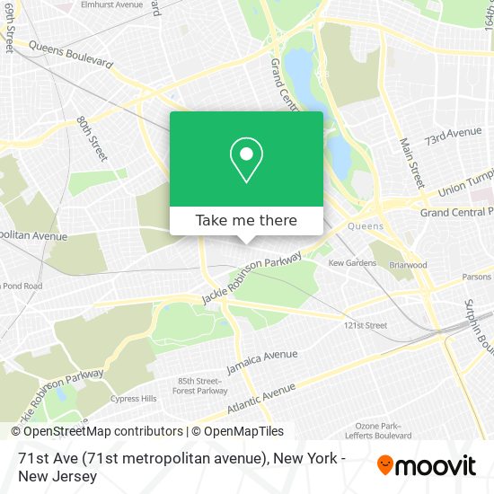 71st Ave (71st metropolitan avenue) map