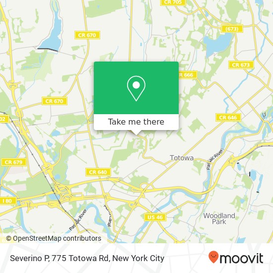Severino P, 775 Totowa Rd map