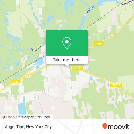 Mapa de Angel Tips, 460 County Road 111