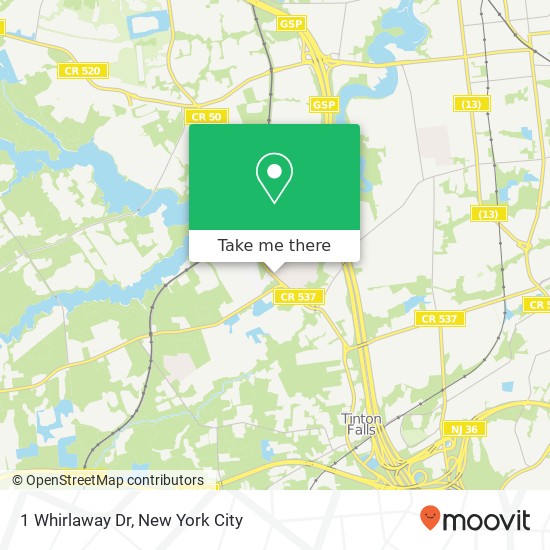 1 Whirlaway Dr, Tinton Falls, NJ 07724 map