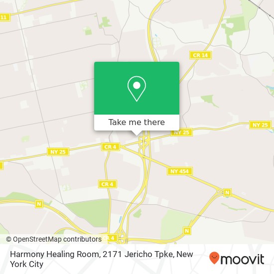 Harmony Healing Room, 2171 Jericho Tpke map