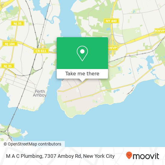 Mapa de M A C Plumbing, 7307 Amboy Rd
