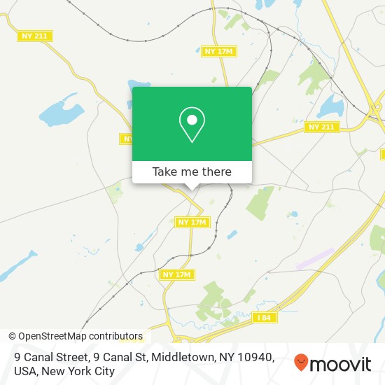 9 Canal Street, 9 Canal St, Middletown, NY 10940, USA map