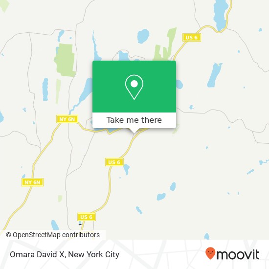 Mapa de Omara David X, 21 Clark Pl