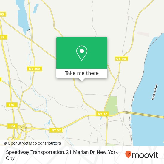 Mapa de Speedway Transportation, 21 Marian Dr