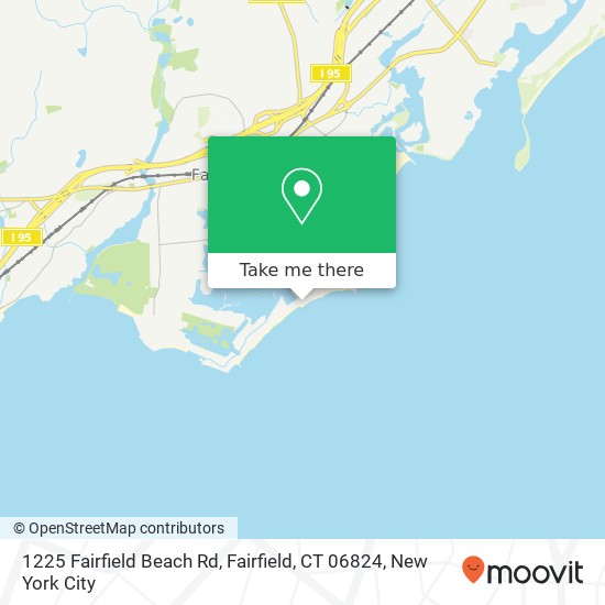 1225 Fairfield Beach Rd, Fairfield, CT 06824 map