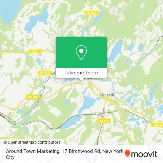 Around Town Marketing, 17 Birchwood Rd map