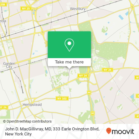 John D. MacGillivray, MD, 333 Earle Ovington Blvd map