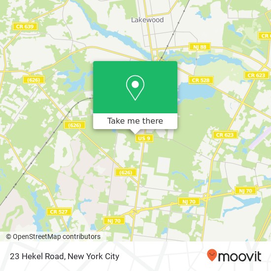 23 Hekel Road, 23 Hekel Rd, Lakewood, NJ 08701, USA map