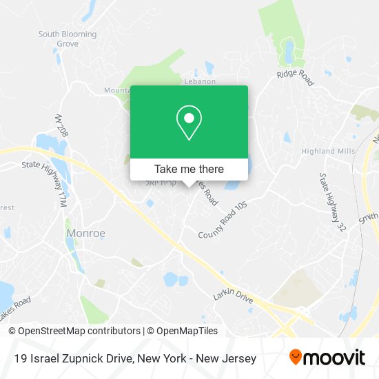 Mapa de 19 Israel Zupnick Drive