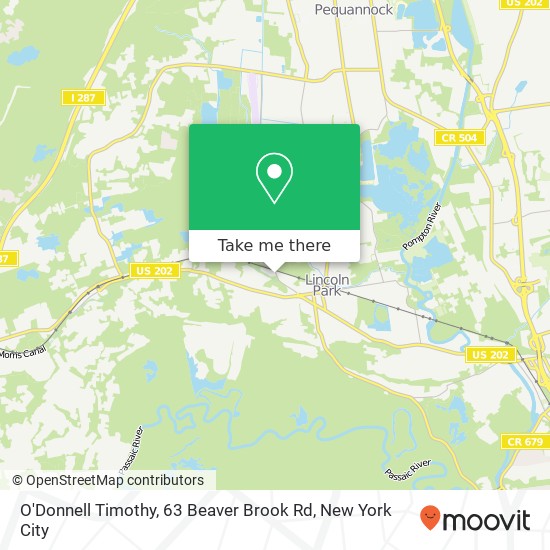 O'Donnell Timothy, 63 Beaver Brook Rd map