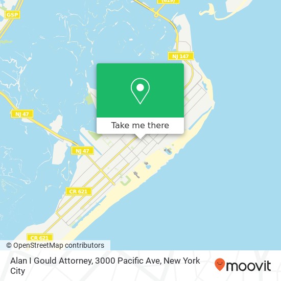 Mapa de Alan I Gould Attorney, 3000 Pacific Ave