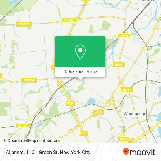 Aljannat, 1161 Green St map