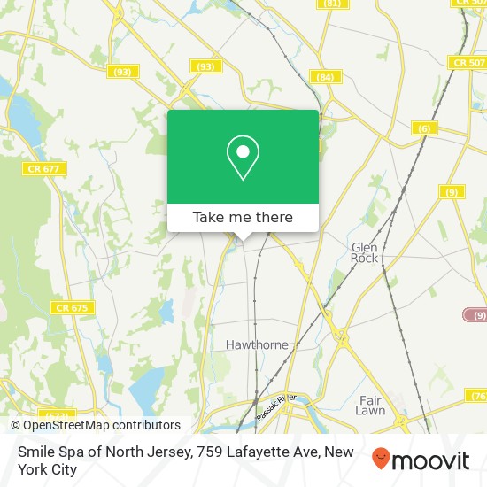 Smile Spa of North Jersey, 759 Lafayette Ave map