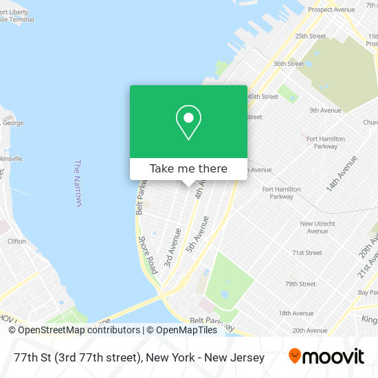 Mapa de 77th St (3rd 77th street)