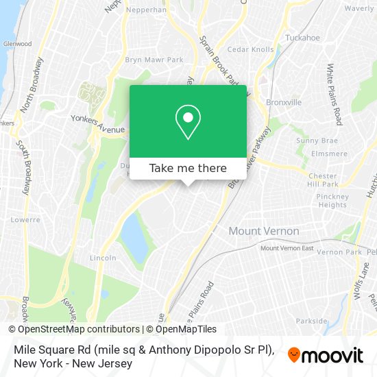 Mile Square Rd (mile sq & Anthony Dipopolo Sr Pl) map