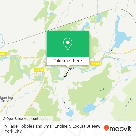 Village Hobbies and Small Engine, 5 Locust St map