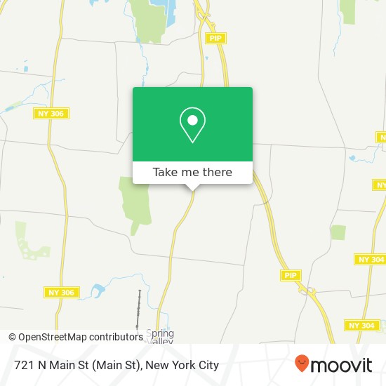 Mapa de 721 N Main St (Main St), Spring Valley, NY 10977