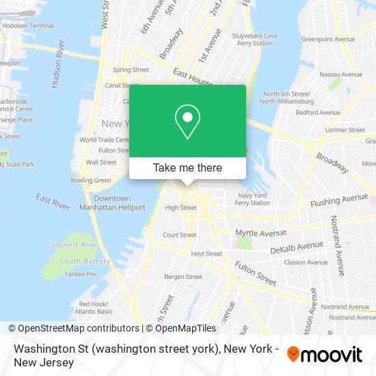 Washington St (washington street york) map