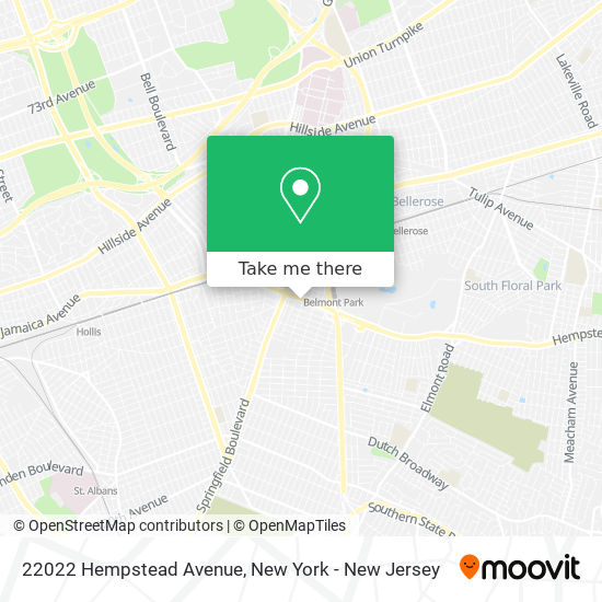 Mapa de 22022 Hempstead Avenue