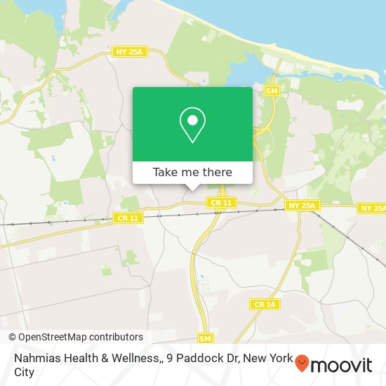 Mapa de Nahmias Health & Wellness,, 9 Paddock Dr