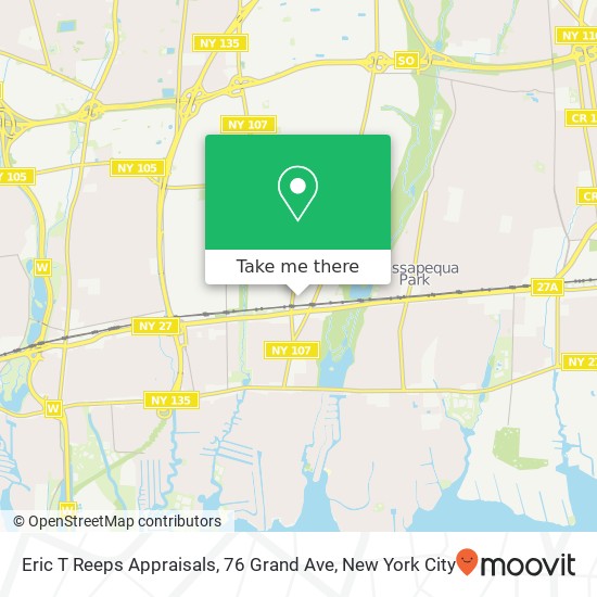 Mapa de Eric T Reeps Appraisals, 76 Grand Ave