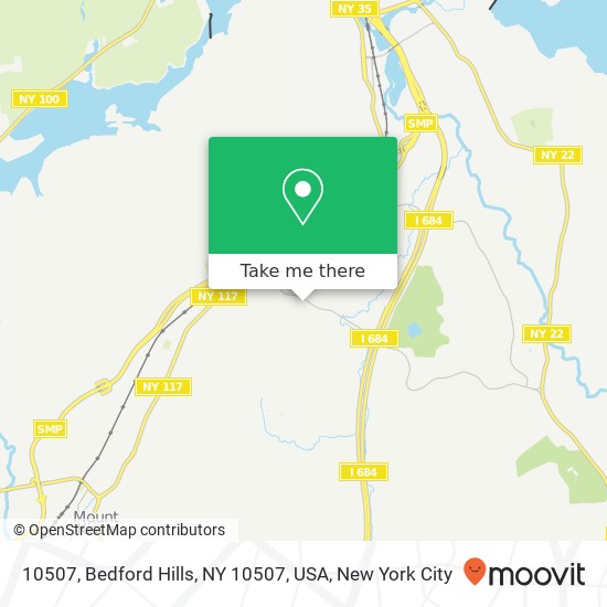 Mapa de 10507, Bedford Hills, NY 10507, USA
