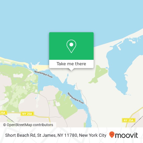 Short Beach Rd, St James, NY 11780 map