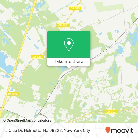 5 Club Dr, Helmetta, NJ 08828 map