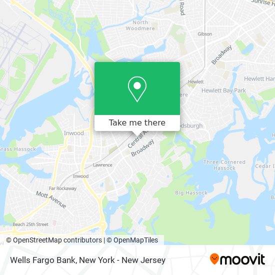Mapa de Wells Fargo Bank