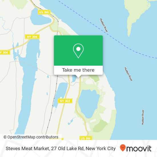 Mapa de Steves Meat Market, 27 Old Lake Rd
