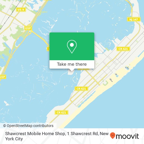 Mapa de Shawcrest Mobile Home Shop, 1 Shawcrest Rd