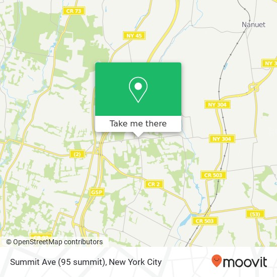 Mapa de Summit Ave (95 summit), Montvale, NJ 07645