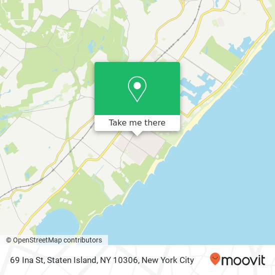 69 Ina St, Staten Island, NY 10306 map