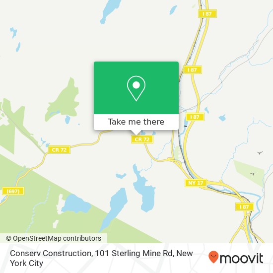 Mapa de Conserv Construction, 101 Sterling Mine Rd