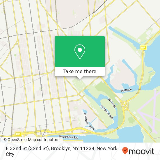 E 32nd St (32nd St), Brooklyn, NY 11234 map