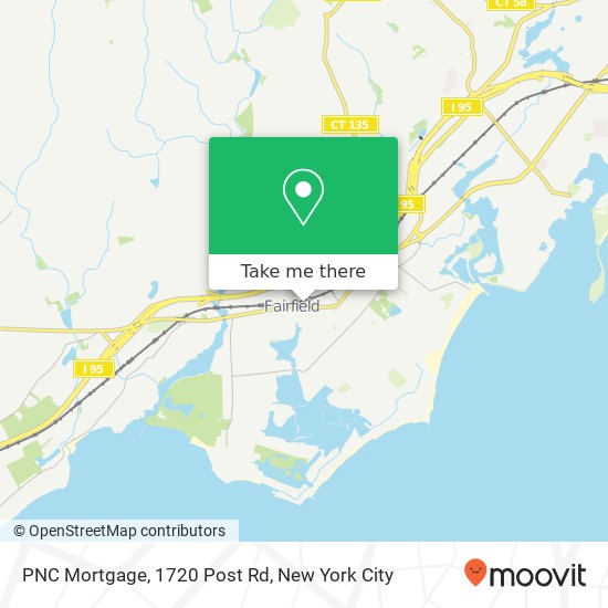 Mapa de PNC Mortgage, 1720 Post Rd