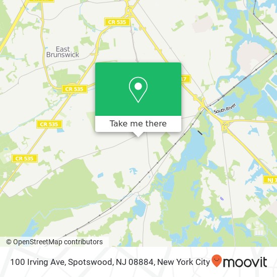 100 Irving Ave, Spotswood, NJ 08884 map