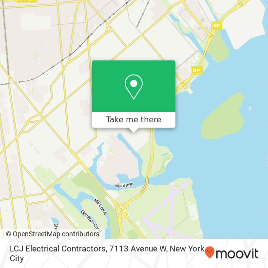Mapa de LCJ Electrical Contractors, 7113 Avenue W