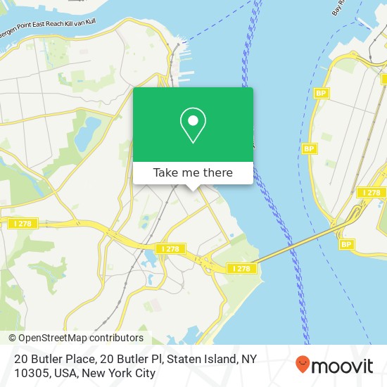 20 Butler Place, 20 Butler Pl, Staten Island, NY 10305, USA map