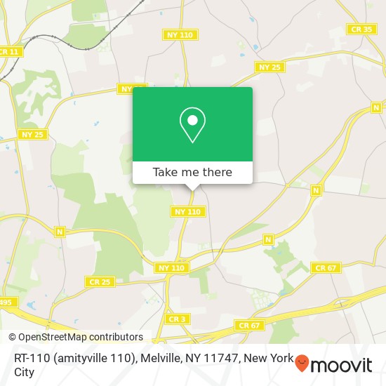 RT-110 (amityville 110), Melville, NY 11747 map