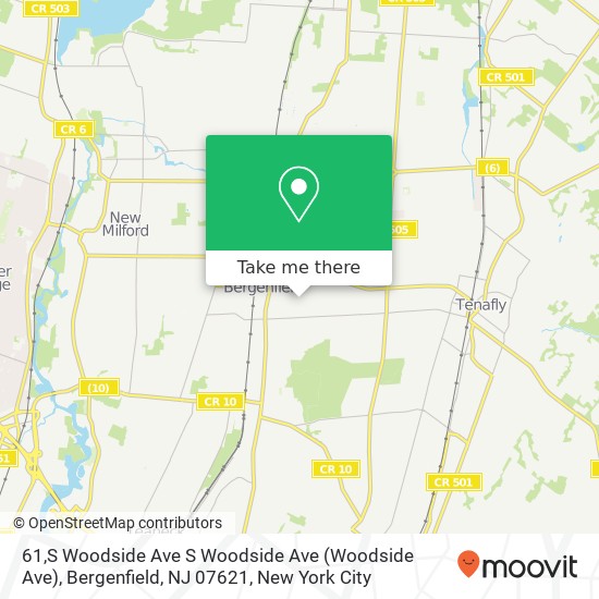 61,S Woodside Ave S Woodside Ave (Woodside Ave), Bergenfield, NJ 07621 map