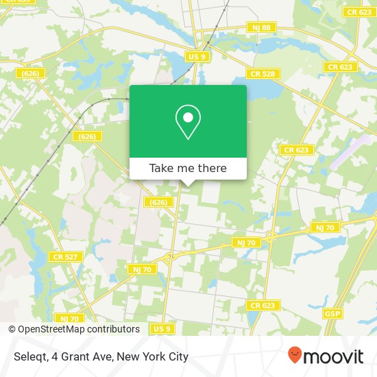 Seleqt, 4 Grant Ave map