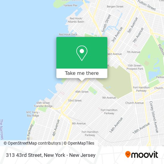 Mapa de 313 43rd Street
