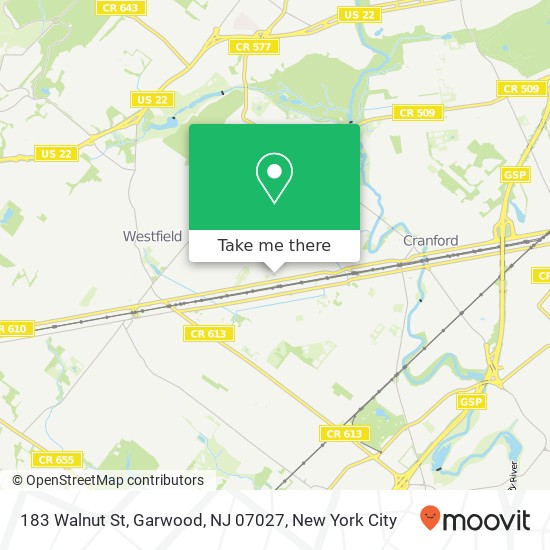 183 Walnut St, Garwood, NJ 07027 map