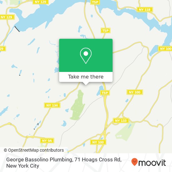 George Bassolino Plumbing, 71 Hoags Cross Rd map