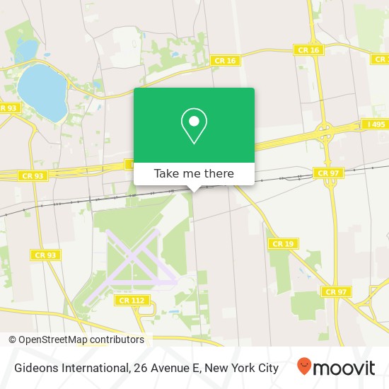 Gideons International, 26 Avenue E map