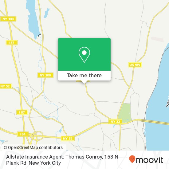 Allstate Insurance Agent: Thomas Conroy, 153 N Plank Rd map